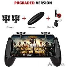 Mobile Game Controller,Game Pad Sensitive Shoot and Aim Keys Joysticks Game Controller for IOS and Android