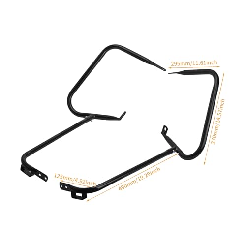 Soporte guardabarro para alforjas motos Harley Touring 1997-2008 miniatura 3