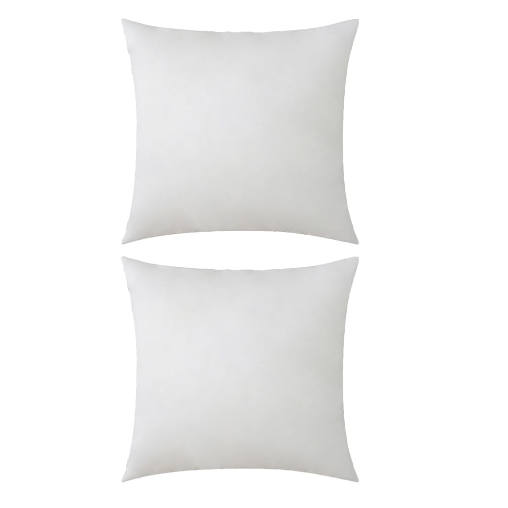 Relleno cojín 50x50 de alta calidad, dos insertos de almohada cuadrados y suaves