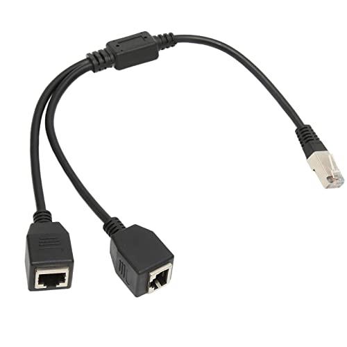RJ45 Ethernet Splitter Cable 1 Male to 2 Female Port, Stable Fast Transmission, Suitable for Router Modem Widely Compatible - Image 4