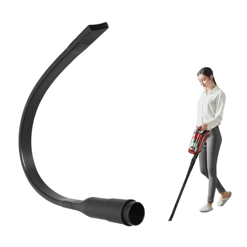 Godneei Boquilla para Aspiradora Doméstica, Boca Plana Y Suave de 62 cm, Diámetro Interior: 32/35 mm, Limpieza de Pequeños Huecos, Estanterías Y Ventanas