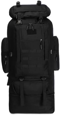 100L Hiking Backpack Men Large Waterproof Camping Backpack Lightweight Packable Backpacking Backpack Daypack Military Rucksack for Men Travel Climbing Outdoor Sports - Image 4