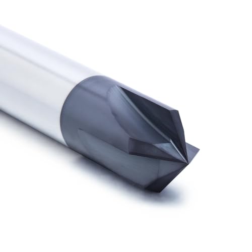 Jianxing YZ-DJ-4F-38-90 3/8 Inch Carbide Chamfer End Mill thumb #4