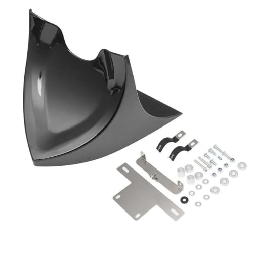 Spoiler aileron carénage inférieur avant noir brillant pour Sportster et Touring