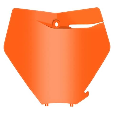 PRO CAKEN Orange Motorcycle Front Number Plate ABS Plastic Replacement Rugged Number Plate for Universal EXC 150/250/300 TPI 20-21 SX 125/250 19-21XC 125 20-21,See Fitment Cover