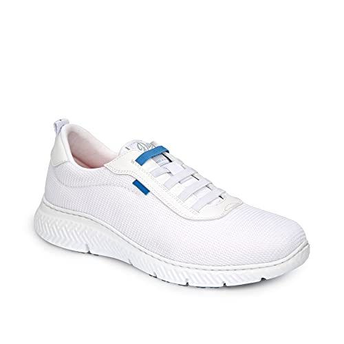 DIAN, zapatilla de trabajo ATLANTA tipo tenis para personal de hospital, hostelería y restauración, con malla textil repelente al agua, con certificación CE