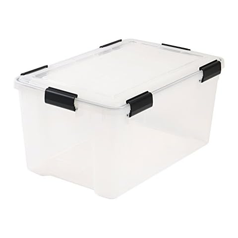 50 Litre Clear Airtight Storage Box Cover