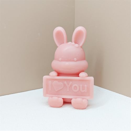 Moule en silicone Lapins amoureux pour demande en mariage originale - 4