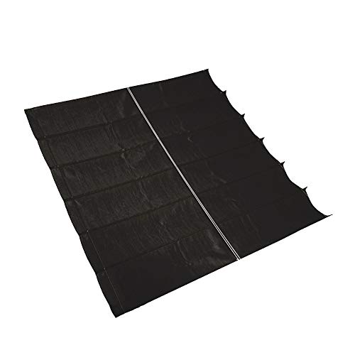 nesling Coolfit Faltsonnensegel (B 2,9m x L 5,0m, Schwarz) Sonnenschutz, Wasser und Wind...