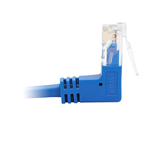 Cable Ethernet Cat6 Tripp Lite Up Angle 2 ft Azul miniatura 4