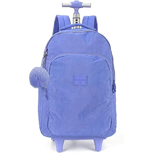Kit Mochila de Rodinha Notebook Feminina by Up4You Ref.51610 (Violeta)