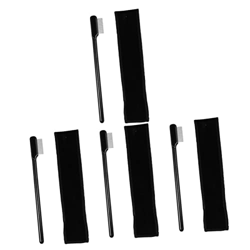 minkissy 4 Sets Portable Lightweight Eyebrow Brush Makeup Tool for Women Eyelash Brush