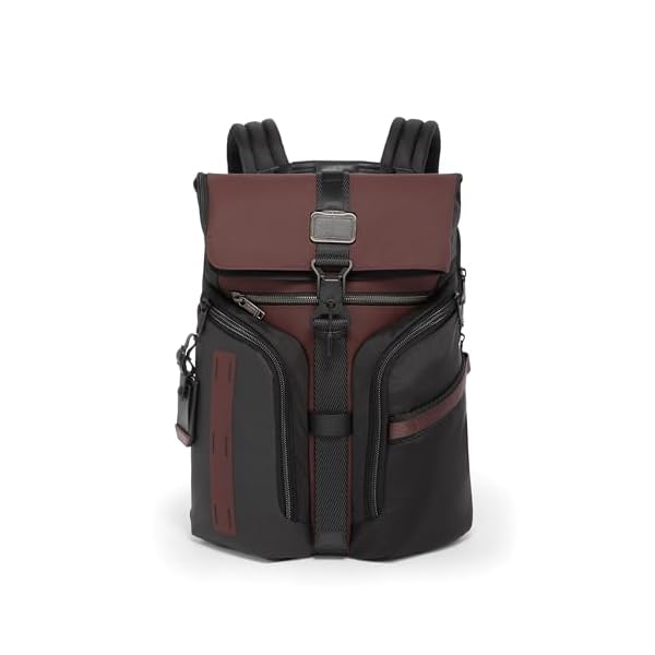 Tumi-Mens-Logistics-Flap-Lid-Backpack-Oxblood-One-Size Tumi Men's Logistics Flap Lid Backpack, Oxblood, One Size