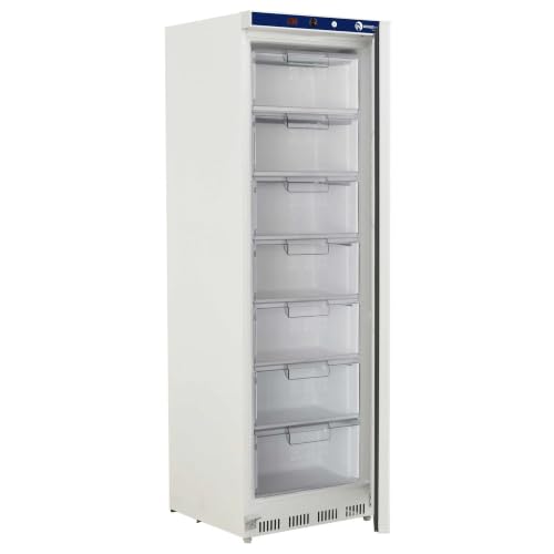 Congélateur vertical professionnel 400 L avec 7 tiroirs WORLDMAI – Armoire réfrigérée négative à porte pleine pour CHR, restauration et cuisine...