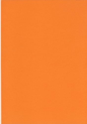 FIRE ORANGE A4 Coloured Craft Card 160gsm x 50 Sheets
