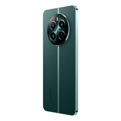Image of realme 12+ 5G Smartphone 8+256 GB Supports NFC, Dimensity 7050 5G Chipset, Sony LYT-600 OIS, 120 Hz AMOLED Display, Rain Resistant Smart Touch, Dual SIM Cards, Green (Without Adapter)