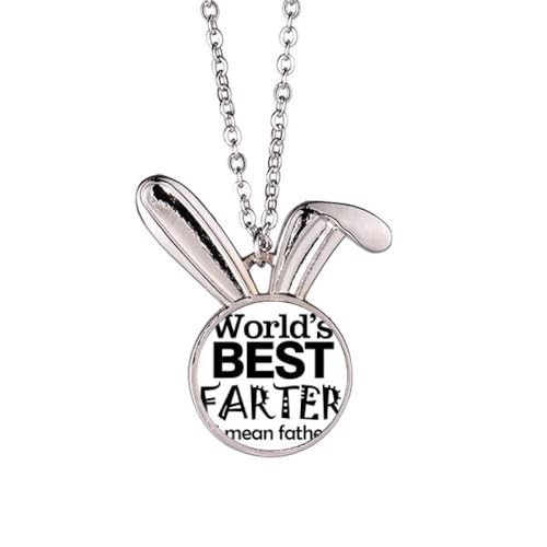 Collier lapin Best Father : cadeau fête des pères idéal
