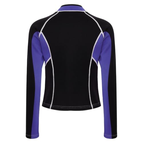 JanJean Chaqueta de Neopreno para Mujer 1.7mm Ajuste Ceñido Morado Talla Medium miniatura 5