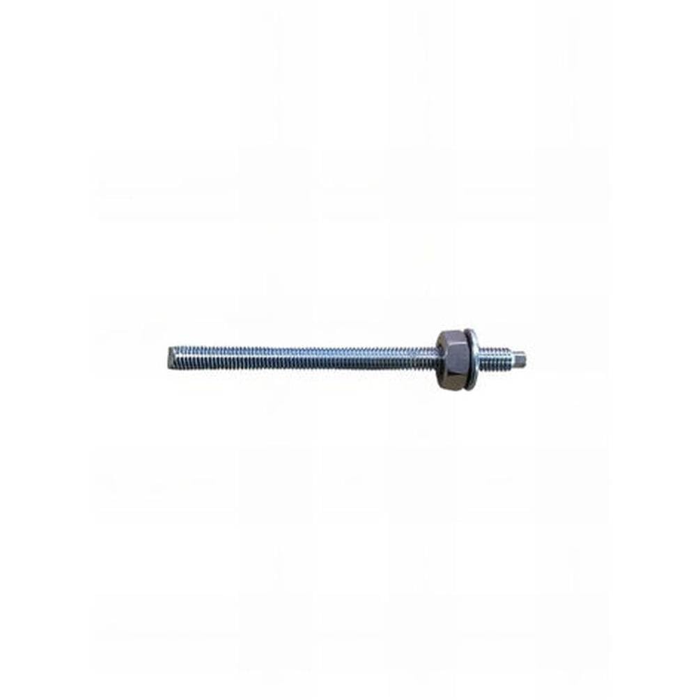 D-Work, 10 aste filettate in acciaio inox A4 con dado e rondella Stm, M10 x 130 mm