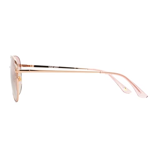 Nine West Women's Nala Aviator Sunglasses, Pink, 60 mm3