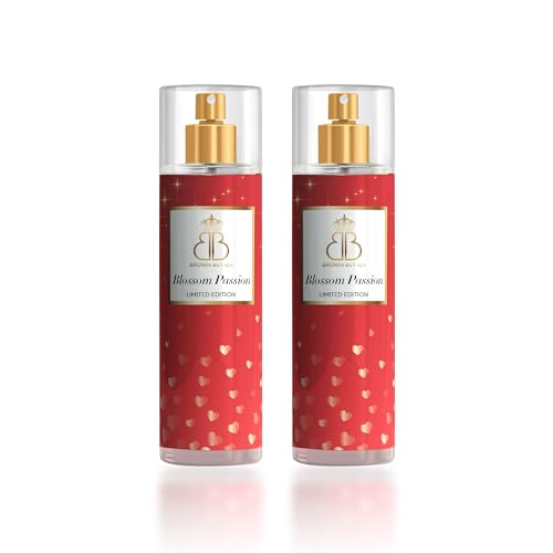 Image of BROWN BUTTER- Body Mist For Women & Men Perfume | Long Lasting fragrance | Instant Mood Lifter | Cruelty Free | 200 ml (Blossom Passion) Pack Of 2