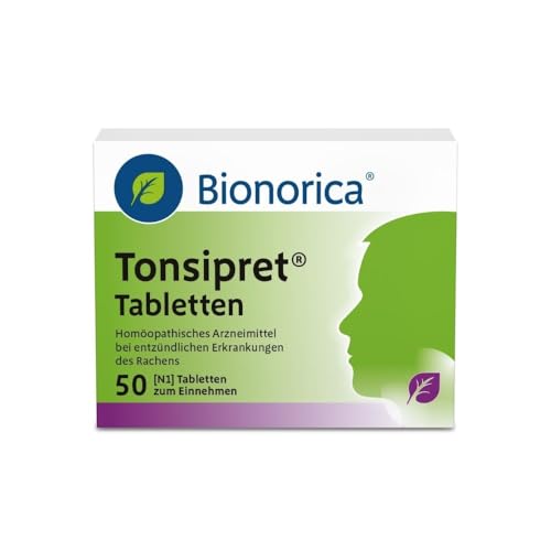 Tonsipret Tabletten Pflanzliche Hilfe bei Halsschmerzen und Rachenentzündung 50 Stück