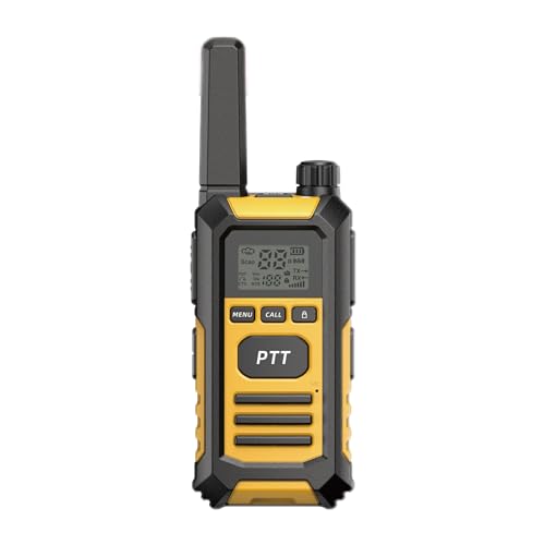 BF-OG300 FRS Walkie Talkies Long Range Rechargeable, IP67 Waterproof Two Way Radio with USB-C Charging, 1500mAh Battery, VOX, Emergency Alarm for Adults Hiking Camping (2 Pack)