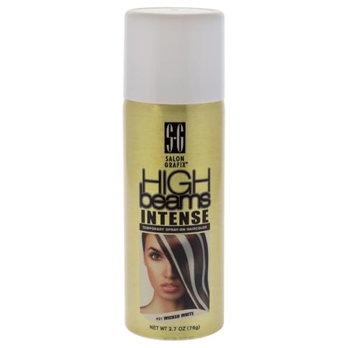 Salon Grafix High Beams Intense Temporary Spray - Wicked White for Unisex - 2.7 oz Hair Color