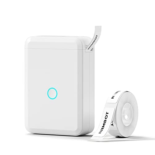 NIIMBOT D110 Etiquetadora, Mini Impressora de Etiquetas, Máquina de Etiquetar com Fita Térmica Bluetooth Pequena Impressora de Etiquetas