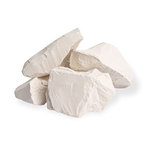 HITT Edible Clay Chunks - «White Velvet» for Eating, Zero Impurities ASMR Food for Pica Cravings, Handpicked Edible Dirt 200gr