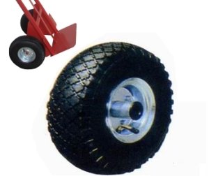 GrecoShop Ruota Gomma pneumatica per carrelli Foro...