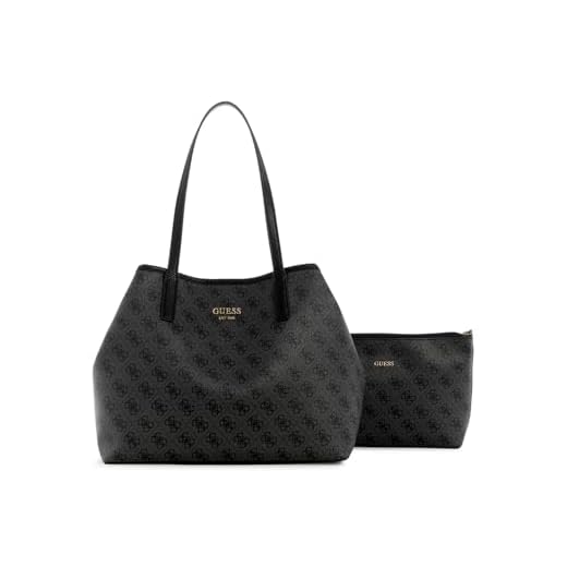 Guess Vikky, Cabas femme, Noir (Coal/Coa), 32.5x27x15 cm (W x H L)
