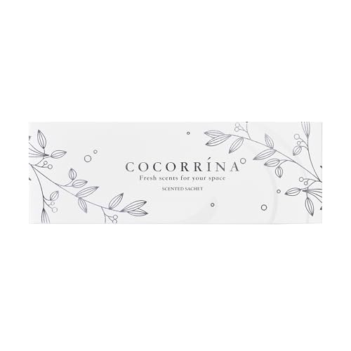COCORRÍNA Scented Sachet – Set of 3 Black Forest/Cashmere Vanilla/Lavender Thyme - Scented Sachet Bags, Car Air Freshener Scented Gift Sets for Car Drawer
