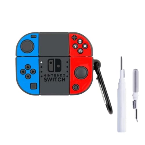 Image of YODI Case Cover for Airpods Pro|Pro 2|Airpods Pro 3|Airpods 4 Pouch, Silicone Cases with Cleaner Kit 360 Drop Protection,Shock-Resistant ((Nintendu Switch), Airpods Pro 3 (2025))