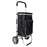 Photo Gallery yeaupe pro carrello per la spesa con vano frigorifero, portata max. 50 l e 25 kg, pieghevole 3 in 1, carrello e borsa a tracolla, carrello per la spesa (nero) Photo Gallery yeaupe pro carrello per la spesa con vano frigorifero, portata max. 50 l e 25 kg, pieghevole 3 in 1, carrello e borsa a tracolla, carrello per la spesa (nero)