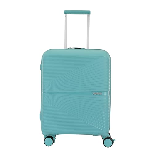 Image of American Tourister AIRCONIC2.0 SP 55 cm Small Cabin Polypropylene (PP) Hard 8 Wheels Spinner Luggage /Suitcase /Trolley Bag for Travel (Purist Blue)