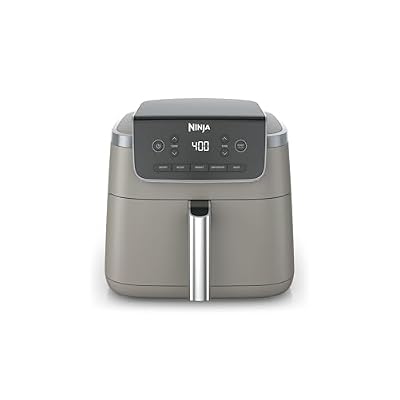 Ninja Air Fryer Pro 5-in-1 | 5 QT Capacity, Air Fry, Bake, Roast, Reheat, and Dehydrate, Air Crisp Technology | Nonstick Basket & Crisper Plate | Stone | AF142SD