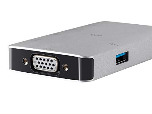 Adaptador USB-C a USB 3.0 multipuerto con conector RJ45 Ethernet y VGA 5