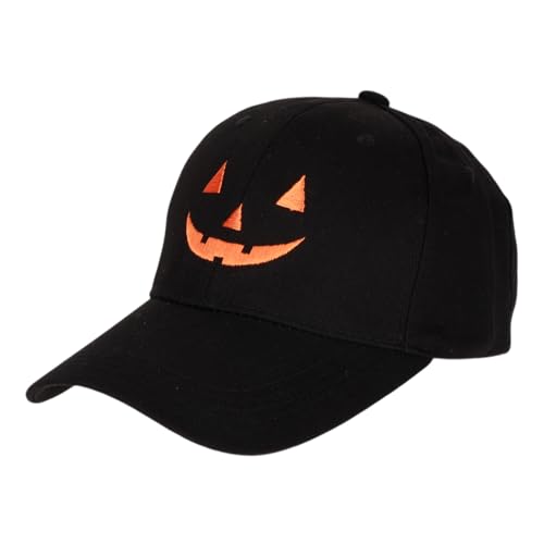 Casquette baseball citrouille d'Halloween ajustable Mikovivi pour adulte