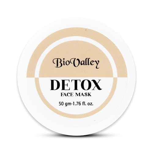 Image of Detox Face Mask 50g, Activated Charcoal And Kaolin Clay, Deep Cleansing Care, Oil Balance Support,Smooth Skin Texture, Face Pack For Oily And Combination Skin