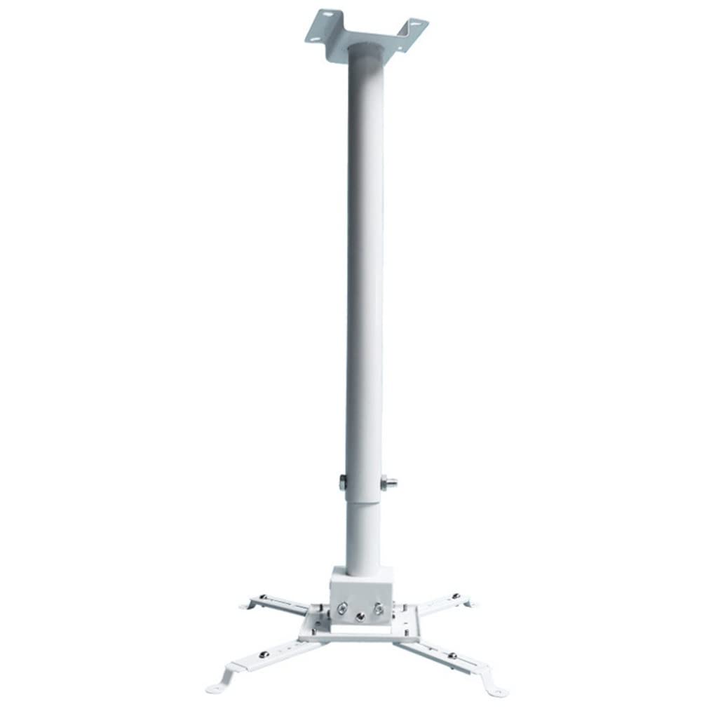 ULTRAWAVE Projector Stand Projector Holder Ceiling Engineering Projector Hanger Projector Bracket Wall Hanging Thickened Telescopic 2 M White Round Tube Hanger Projector Mount