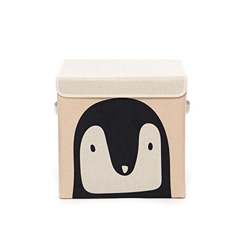 Caixa Organizadora Infantil Com Tampa - Pinguim
