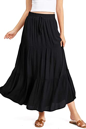 Women's Juniors Boho Maxi Skirt2