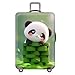 Koffer SchutzhüLle,Elastisch Reise KofferschutzhüLle,KofferhüL... Cover,Wiederverwendbar,GepäCk Cover,Reisekoffer HüLle,Mit Verdecktem ReißVerschluss,Panda,Tier (Color 5,S(18-21inch))
