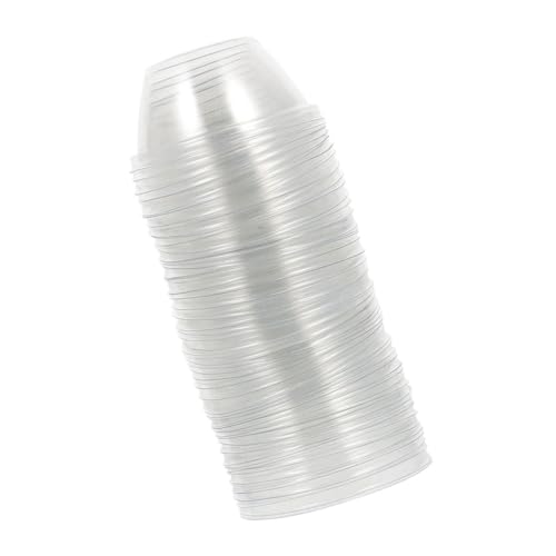 Yardenfun 100Pcs Soilless Plant Growing Cover Durable Hydroponics Garden Lids for Humidity Control for Healthy Seedling Growth Per Box Included