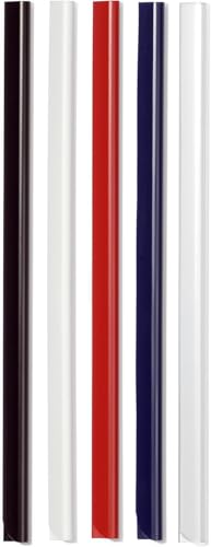 Durable Klemmschiene A4, für circa 30 Blatt, Packung à 50 Stück Klemmschienen A4, weiss, 293002