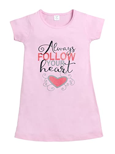 Image of Women's Cotton Print Knee Length Nightwear