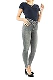 nachhaltige Jeans ONLY Damen ONLHUSH Life MID SK ANK PBAG BB REA0918 Jeans, Medium Grey Denim, M / 32L