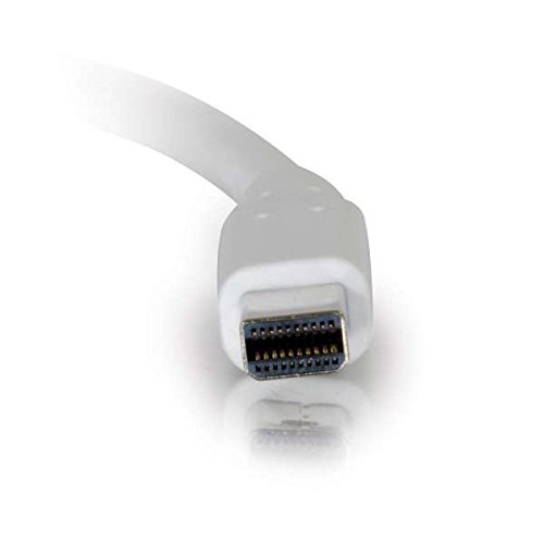 Adaptador Mini DisplayPort a DisplayPort de 10 pies blanco miniatura 5