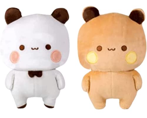 Image of Purple Beats Bubu Dudu 25-30cm Brown and White Plush Toy for Kids - Adorable Cuddly Companion